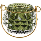 Glass Votive Laurel
