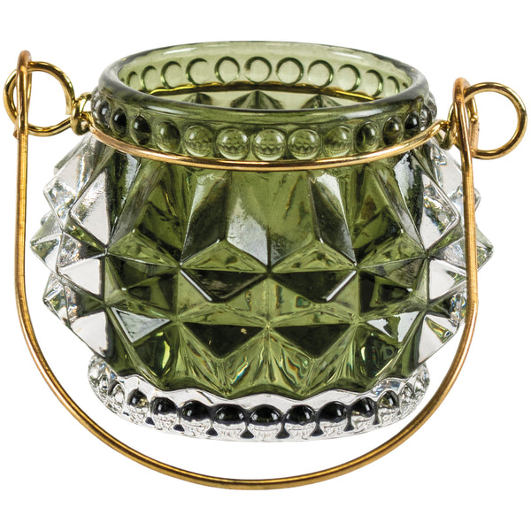 Glass Votive Laurel