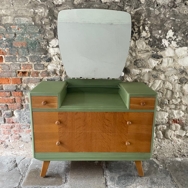 Mid Century Advance Painted Dressing Chest