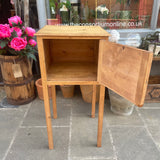Antique Pine Bedside Cabinet