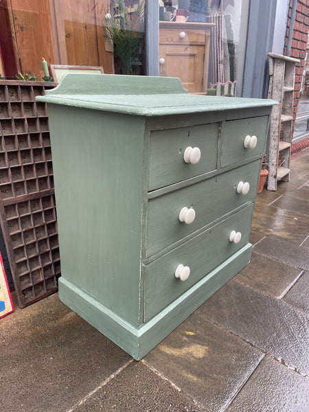 Antique Painted Chest Of Drawers