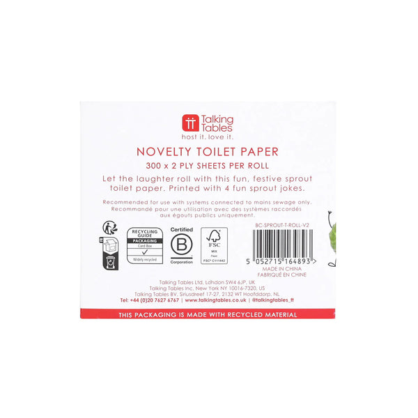 Botantical Sprout Novelty Toilet Roll