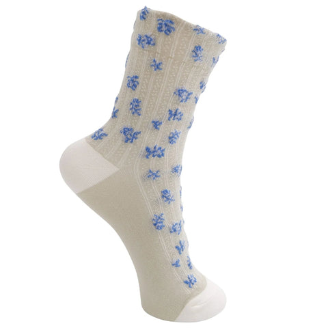 BCCELANDINE sock - Khaki/Blue 