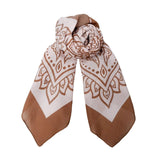 BCGLORIA mini scarf - Tobacco on a white background