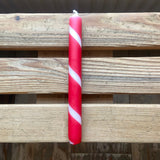 Dip Dye Dinner Candles - Rose Red