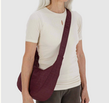 Baggu Medium Nylon Crescent Bag - Mahogany in body