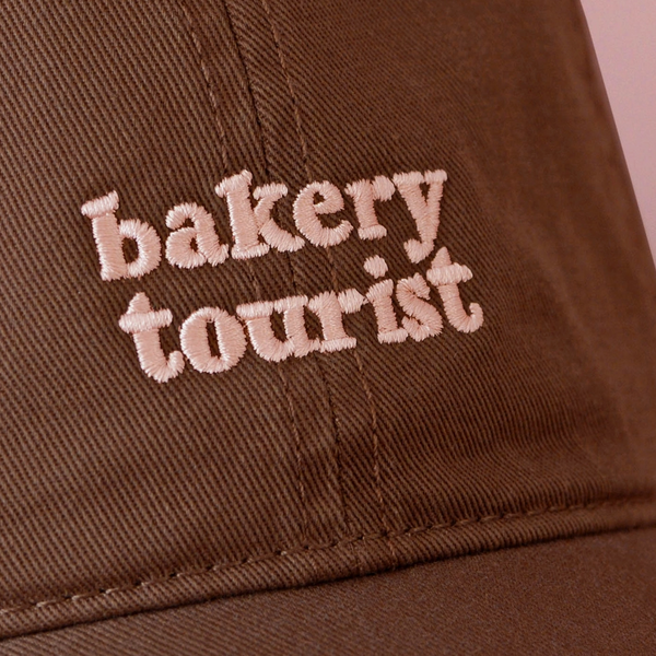 Bakery Tourist Cotton Baseball Cap - Cocoa zoom in