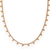Ball Detail Necklace in 18kt Gold Plate