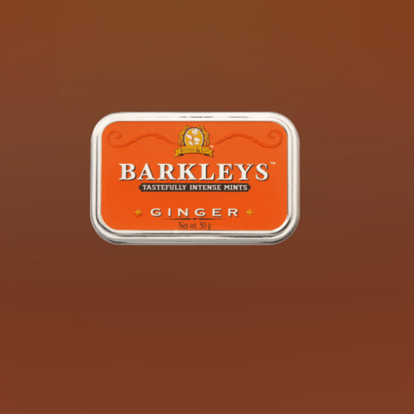 Barkleys ginger mints front