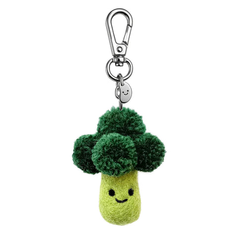 BaxterTheBroccoliFeltKeychain