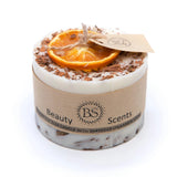 Beauty Scents Handmade Soy Wax Candle - Orange & Cinnamon