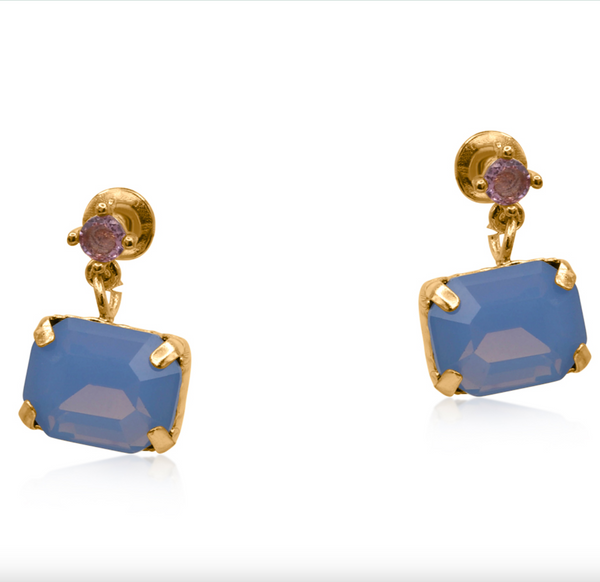 Big Metal London Bellas Gems Earrings