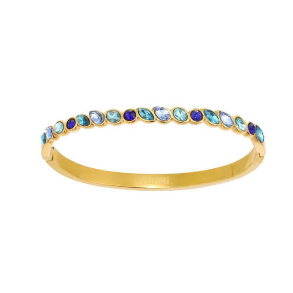 Bijoux De Mimi Malin Blue and Gold Waterproof Bangle