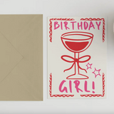 Birthday Girl Cocktail Card 1