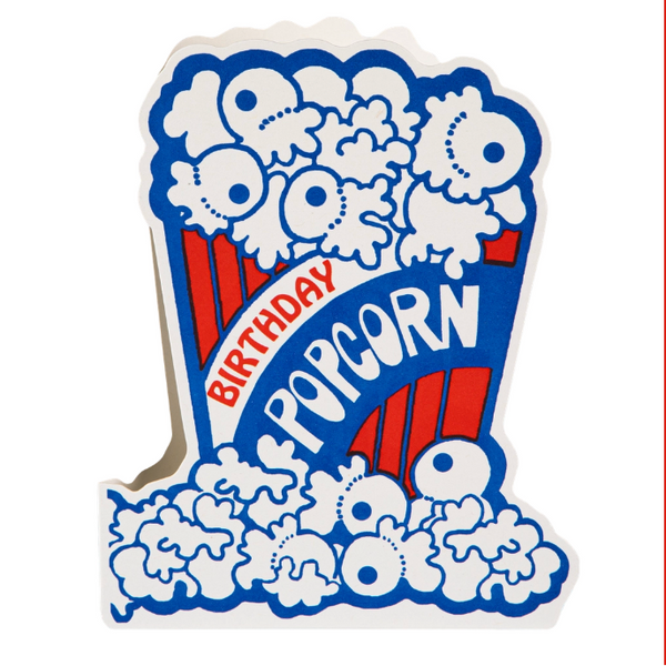 Birthday popcorn card