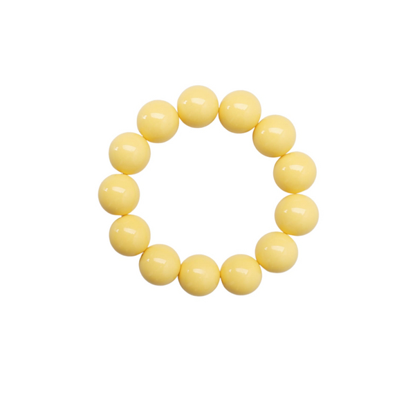Black Colour Celina Bracelet - Yellow