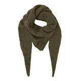 Black Colour Dell Mini Scarf Dark Lime 