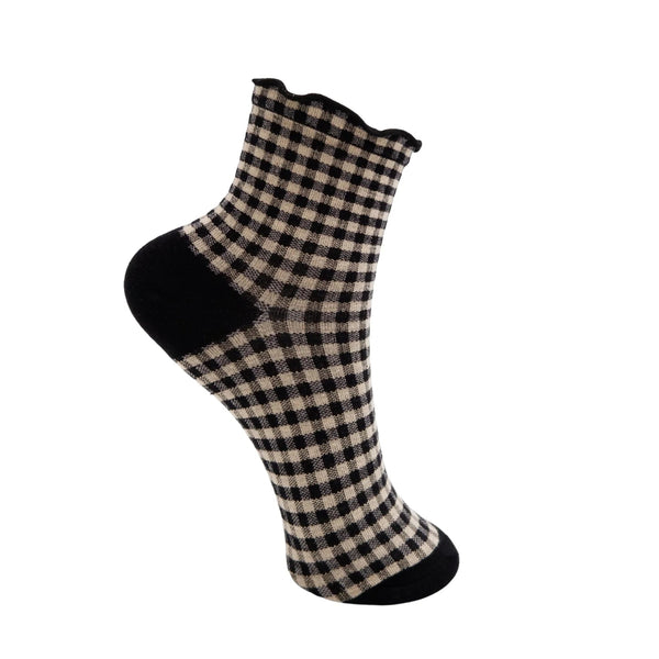 Black Colour Kaza Sock - Black