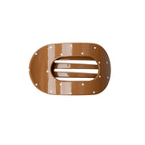 Black Colour Milla Glossy Hair Claw - Nougat