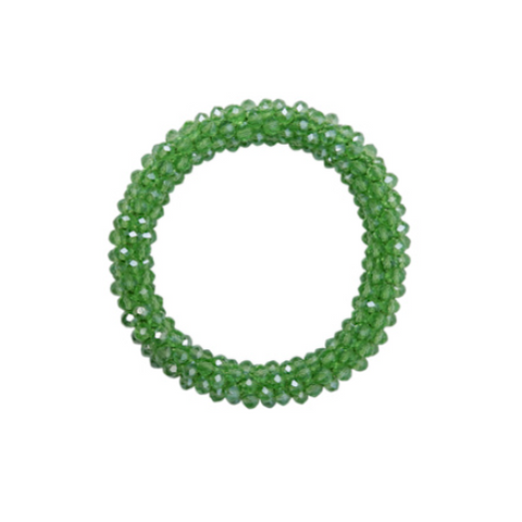 Black Colour Nanna Bracelet - Spring Green