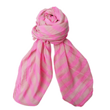 Black Colour Piccolo Scarf - Lolly Stripe