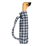 Black and White Dogtooth Duck Head Umbrella 1