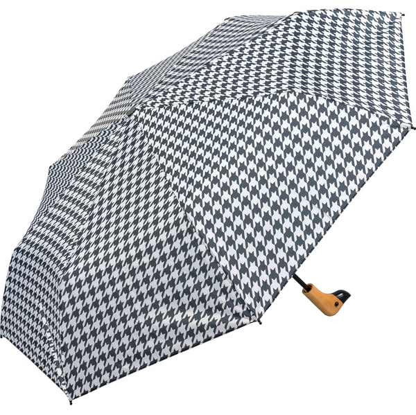 Black and White Dogtooth Duck Head Umbrella