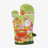 Blue Q 'Wine in My Mouth' Oven Mitt