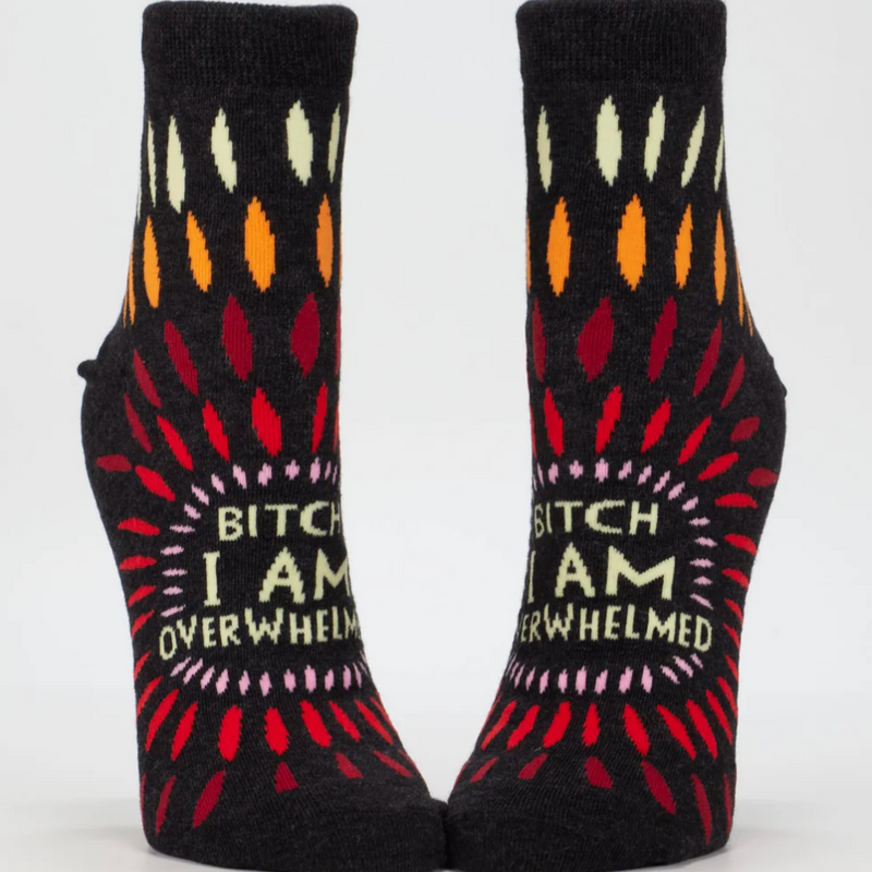 Blue Q 'Bitch I am Overwhelmed' Women's Socks