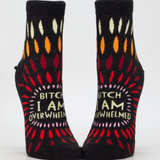Blue Q 'Bitch I am Overwhelmed' Women's Socks