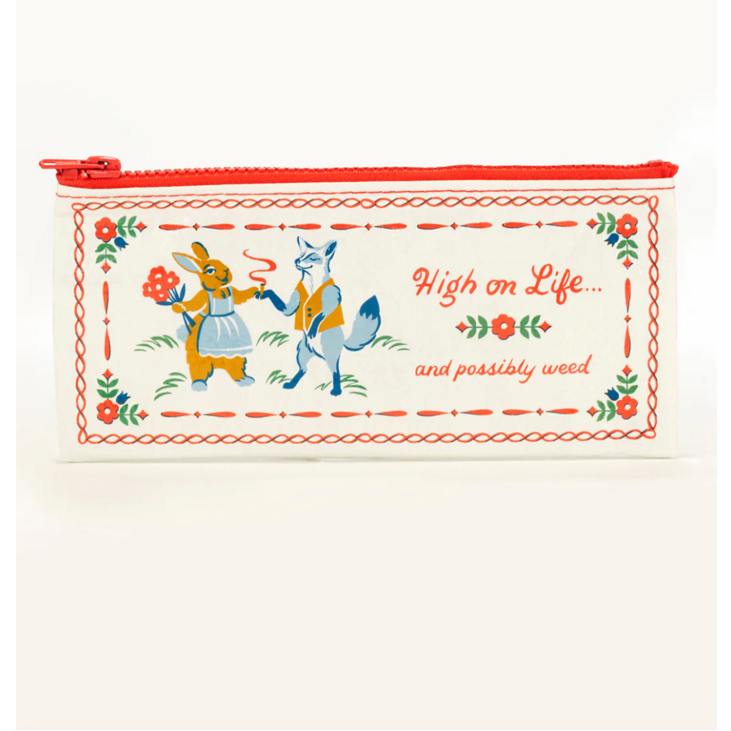 Blue Q 'High On Life...And Possibly Weed' Pencil Case