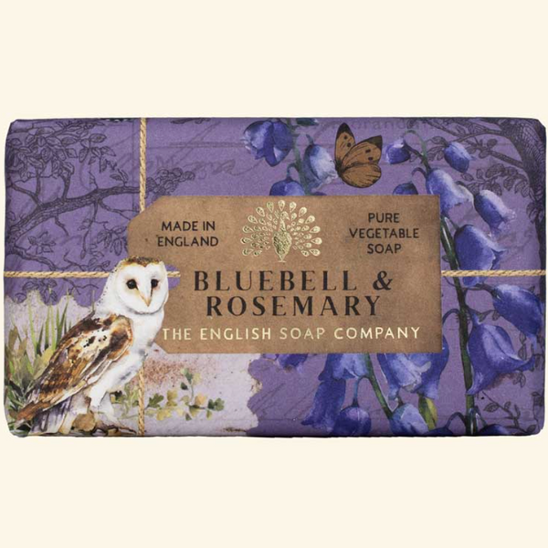 Bluebell and rosemary soap