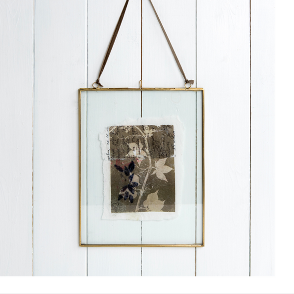 Brass Hanging Frame Portrait 25 x 20 cm