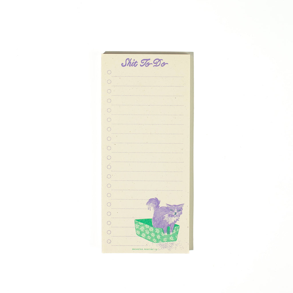 Bromstad Trading Co Shit To Do - Risograph Notepad main