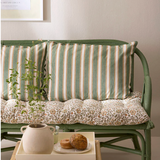Bungalow DK Cushion - Palermo Basil on sofa