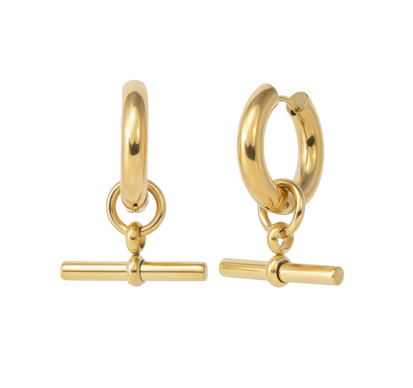 By Rae The Piha T-bar Hoops