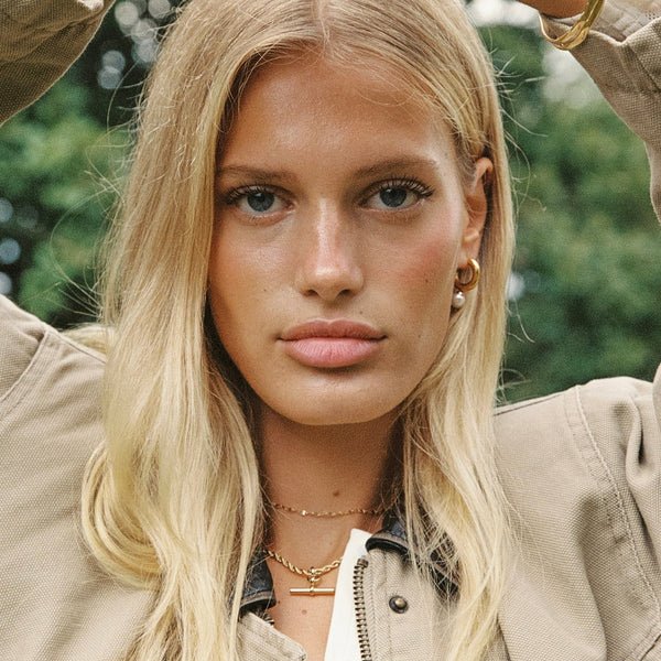 By Rae The Piha T-bar Rope Necklace