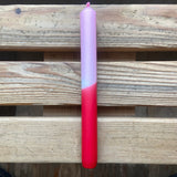 Dip Dye Dinner Candles - Dahlia Beach