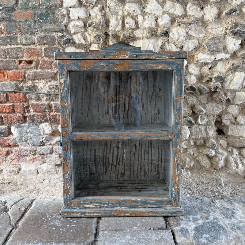 Vintage Indian Glazed Cupboard