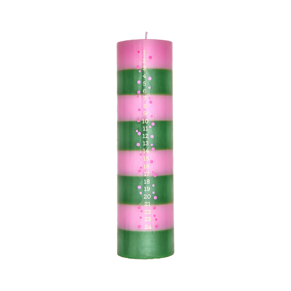 Advent Candle Striped