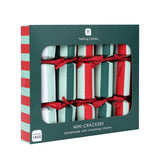 Striped Christmas Mini Crackers – 6 Pack