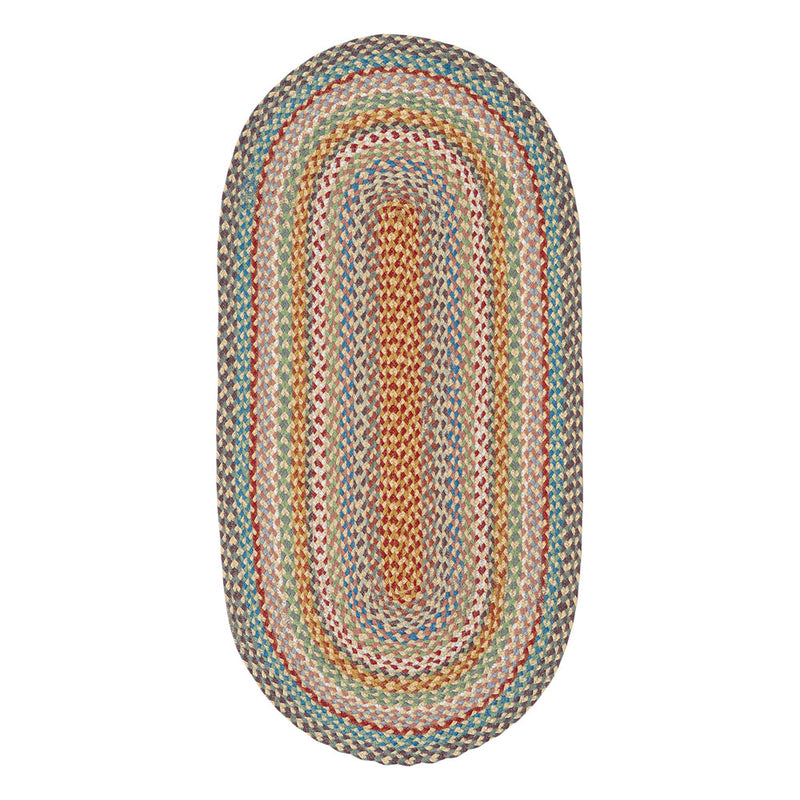 The Braided Rug Company - Carnival Oval Rugs