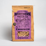 Northern Pasta Co. Casarecce pasta package on a white background