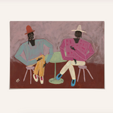 'Catching Up' Studio IMO Framed Print 1