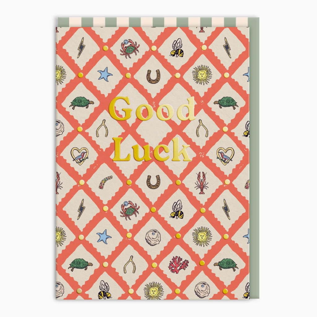 Cath Kidston Oh Deer Good Luck Card