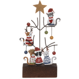 Cats in Star Tree Decoration