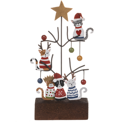 Cats in Star Tree Decoration