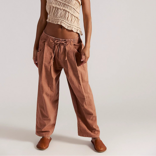 Free People Chambers Laidback Pull-On Pants Canyon Sunset