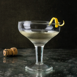 Champagne coupe etched stars 10x 10 grand illusions 