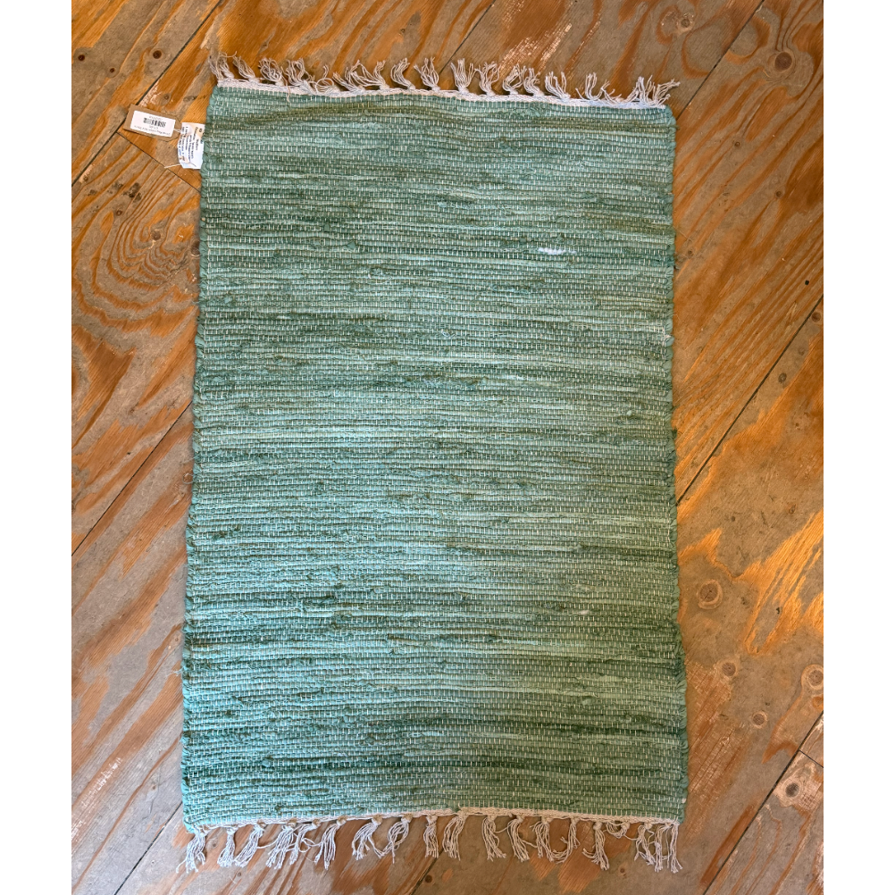 Chindi Rug Green 60 x 90cm 1